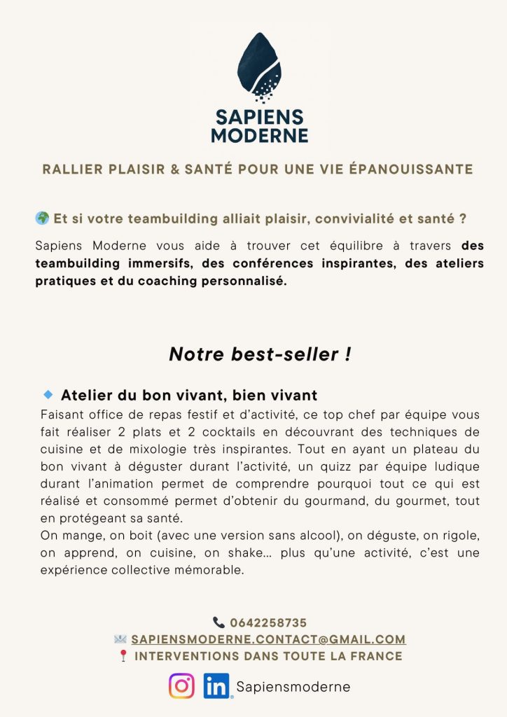 Activités à la ferme plaquette sapiens moderne groupe famille amis
