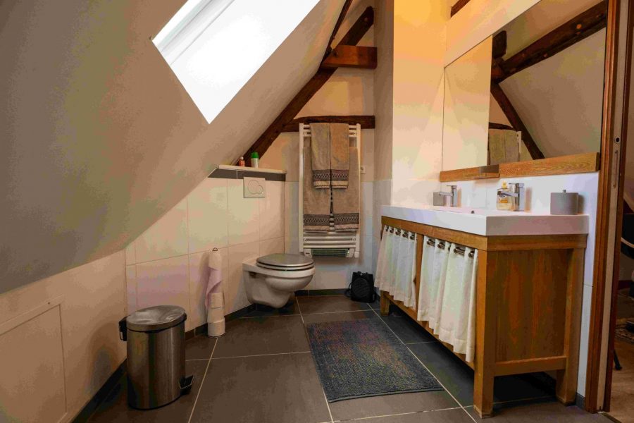 sanitaires chambre amour et folie Grand gîte ferme tueterie