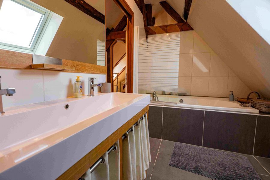sanitaires chambre amour et folie Grand gîte ferme tueterie