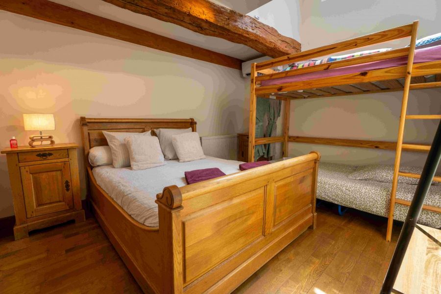 Chambre le héron Grand gîte ferme tueterie