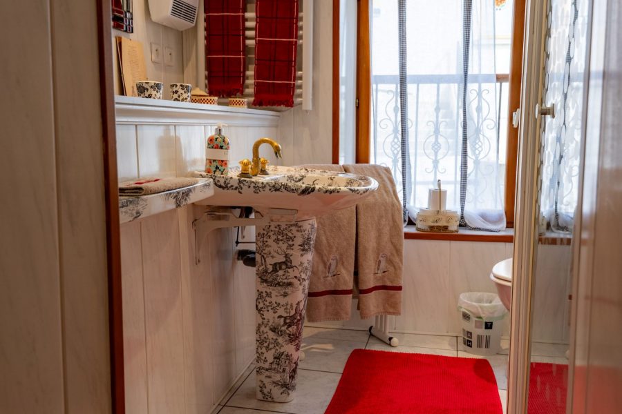 sanitaires la cigale et la fourmi ferme historique Jean de la Fontaine chambres d'hôtes Grand gîte
