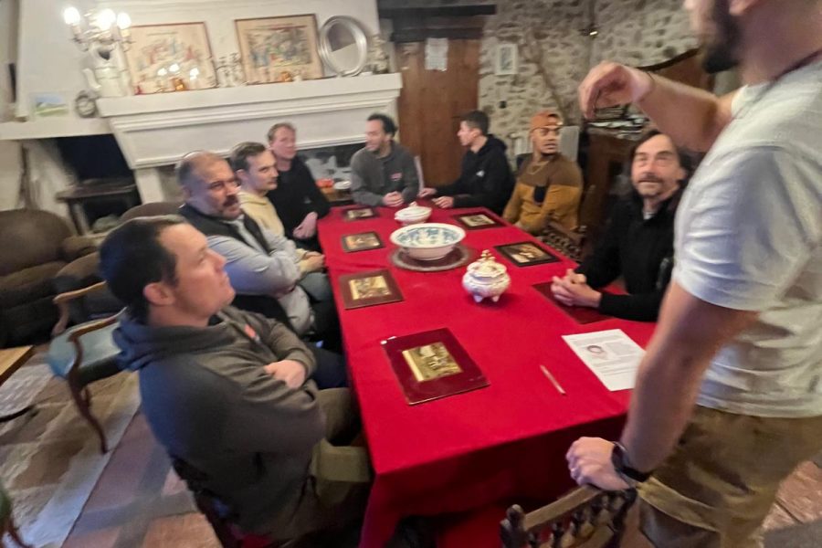repas salle historique ferme tueterie