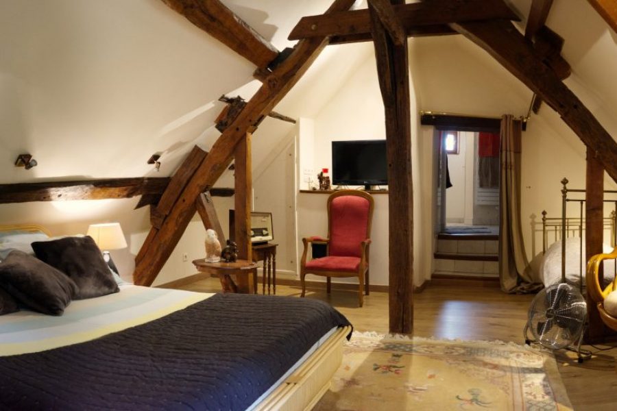 Chambre le lièvre et la tortue ferme historique Jean de la Fontaine