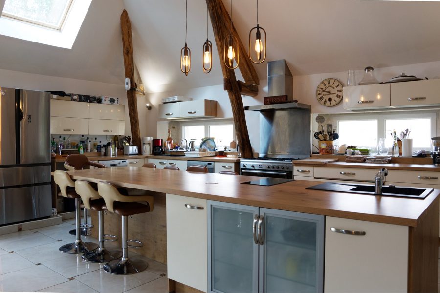 Cuisine salle n°1 Grand gîte