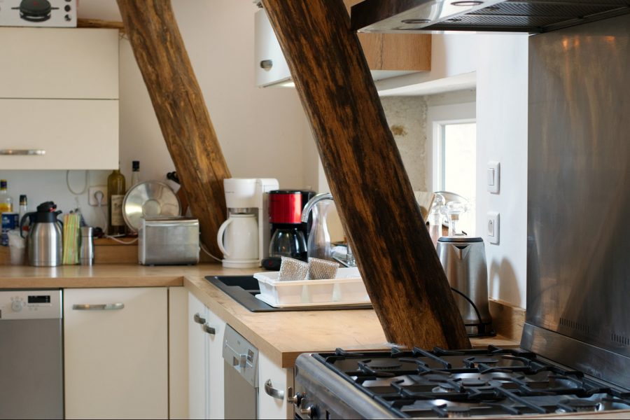 Cuisine salle n°1 Grand gîte