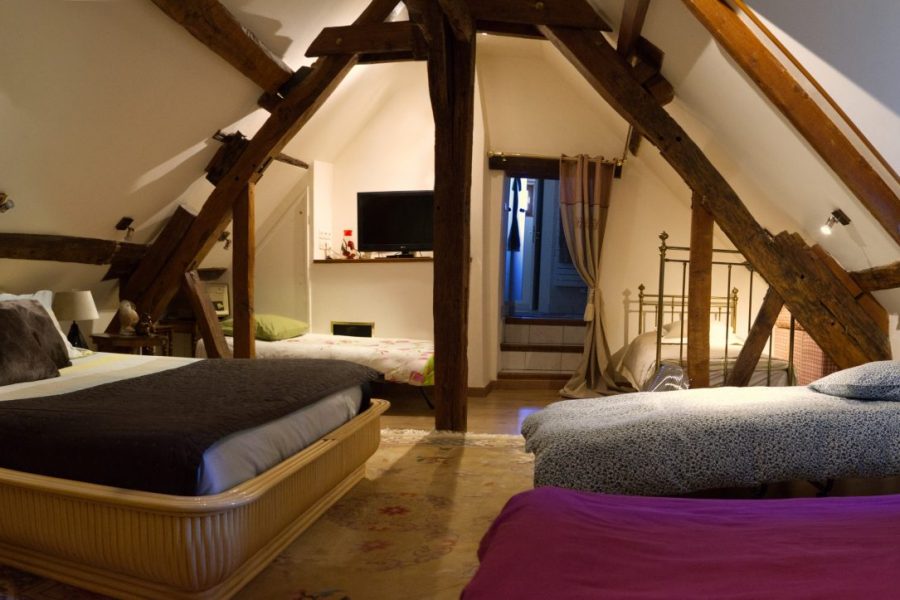 Chambre le lièvre et la tortue ferme historique Jean de la Fontaine