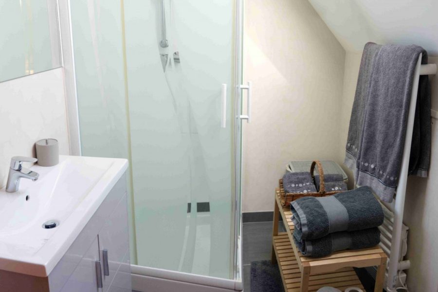 sanitaires chambre amour et folie Grand gîte ferme tueterie