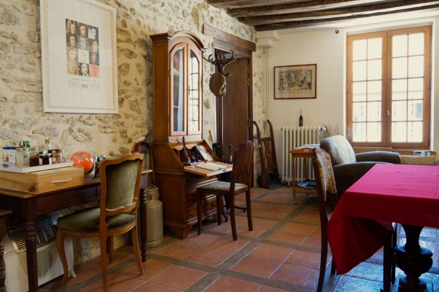 Salle historique jean de la fontaine ferme tuèterie Grand gîte